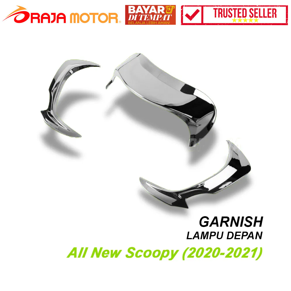 TGP Garnish Lampu Depan Honda All New Scoopy 2020 - 2021