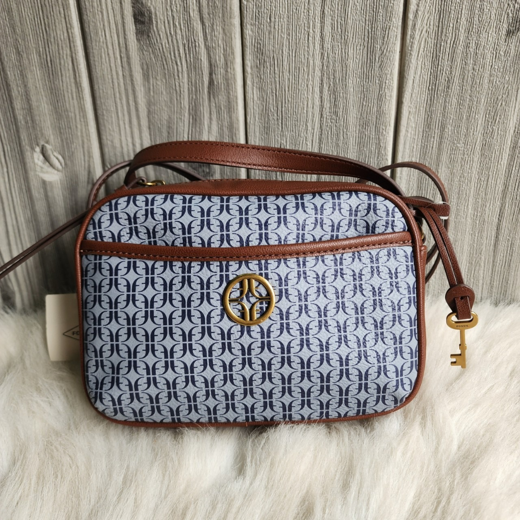 tas branded Brennon Camera Bag Misty Blue