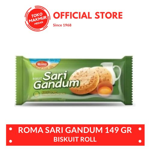 

BISKUIT ROMA SARI GANDUM ROLL 149 GR