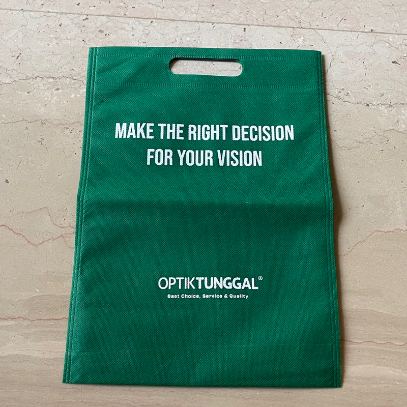 

[READY LANGSUNG KIRIM] PAPERBAG OPTIK TUNGGAL HIJAU