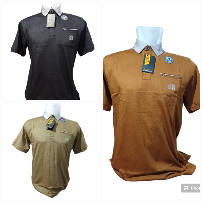 kaos kerah CRS91 Big size 3XL &  4XL