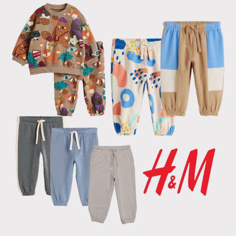 Celana Jogger Anak Baby Laki Laki Perempuan Hnm