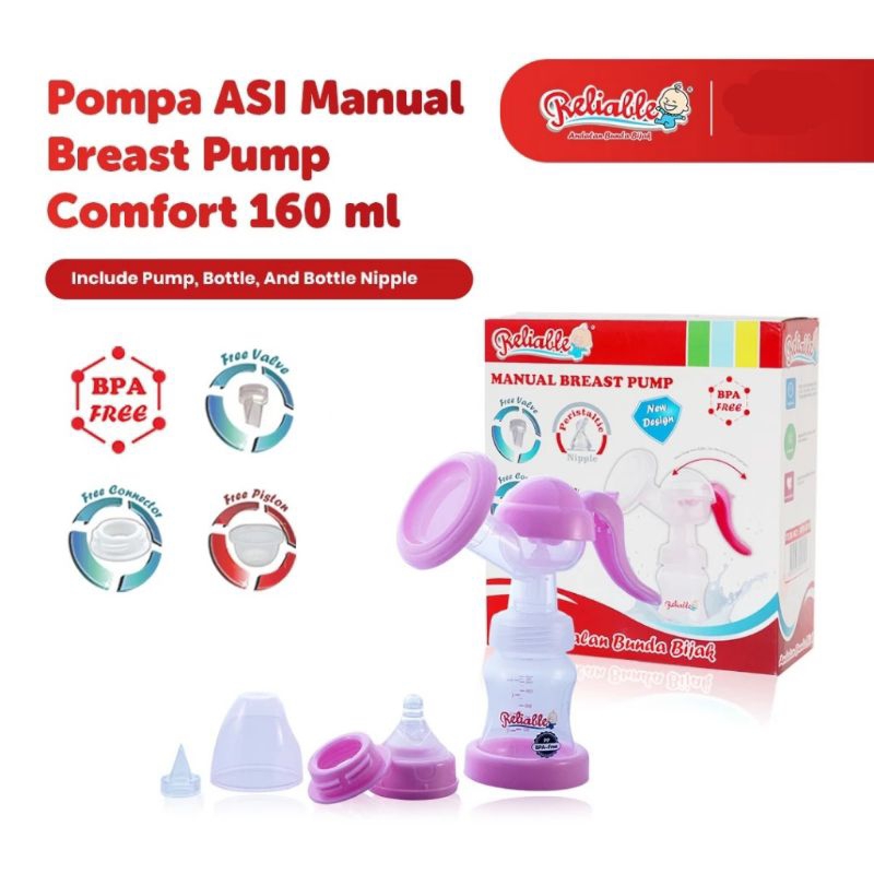 Reliable Manual Breastpump RPS-9910 / Pompa Asi