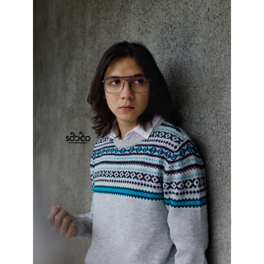 Kacamata Kotak Plastik Keren Double Bridge - AMBALIKA 05