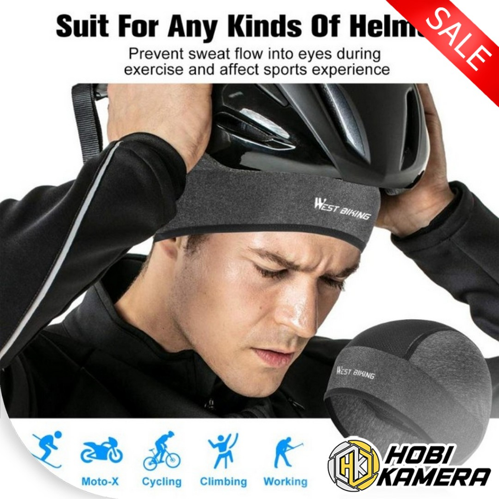 Topi Helm Sepeda/Kupluk khusus sepedaan anti panas High Quality