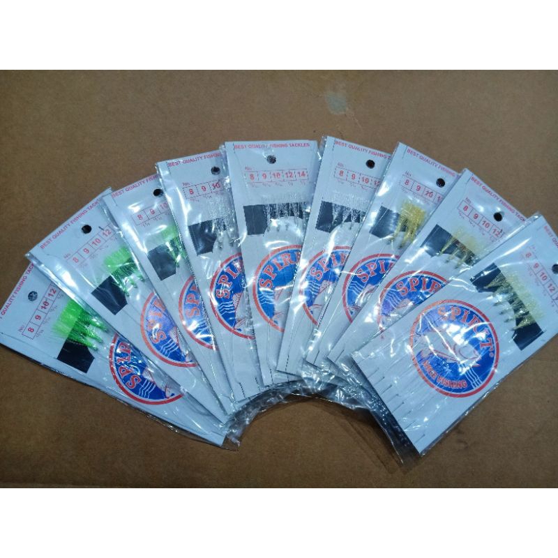 Sabiki Kotrekan Benang Bulu Sutra Spirit