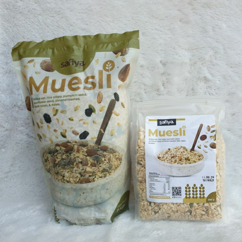 

MUESLI ROALLED OAT SEREAL SEMILAN SEHAT | MAKANAN DIET | MEDE ALMOND | OAT MAKANAN SEHAT