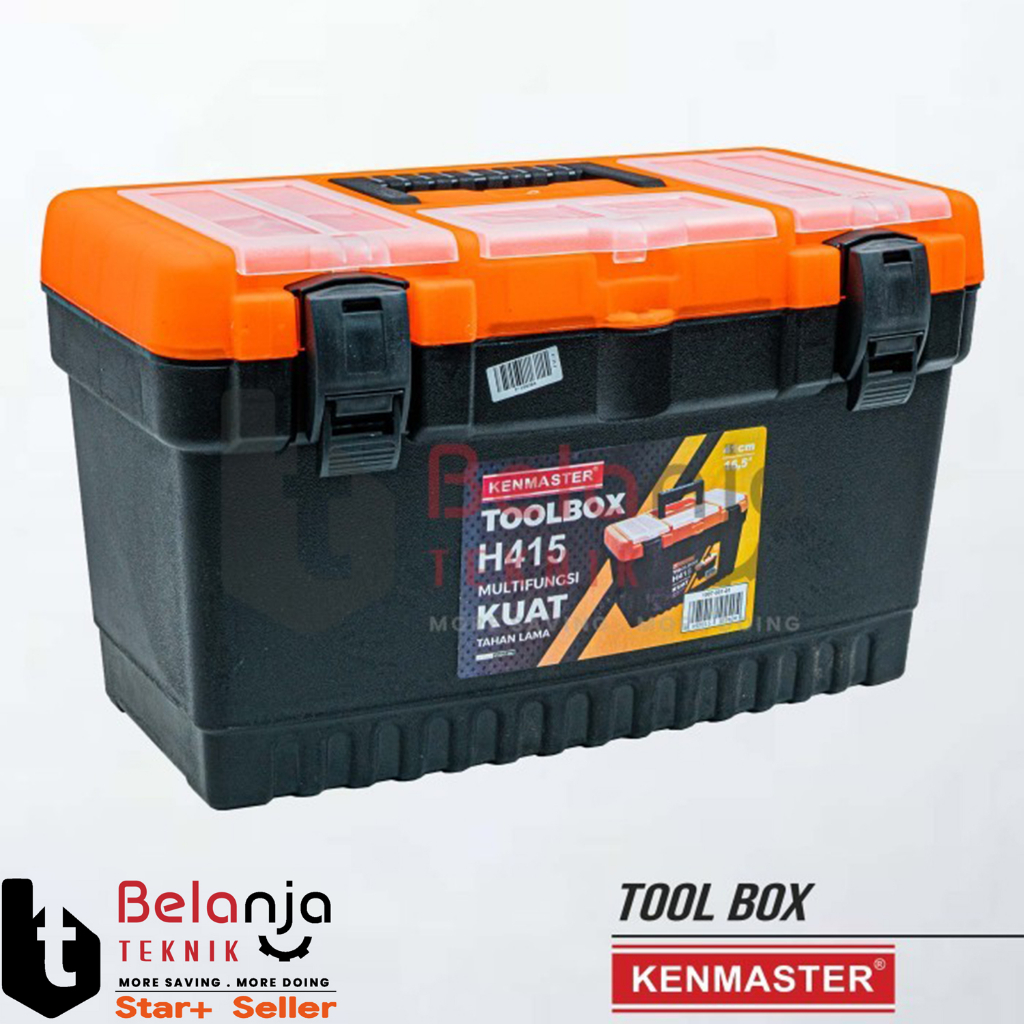 Kenmaster Tool Box Perkakas 415 Tool Kit Tool Box Kotak Tempat Kunci