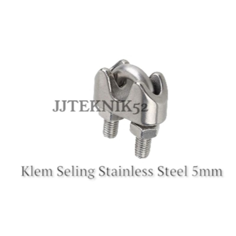 Klem Seling Stainless 5mm / Wire Rope Clip SS 5mm