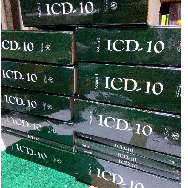 ICD - 10 1 set lengkap new hard cover 2016