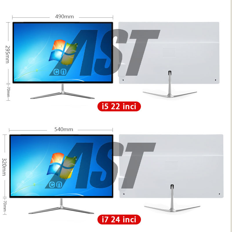 PC komputer gaming full set Core i7 baru ram8g+512SSD  22/24 inch Mouse+keyboard Gratis Desain/Kasir/Coding Gratis kemasan rangka kayu + garansi 1 tahun-1