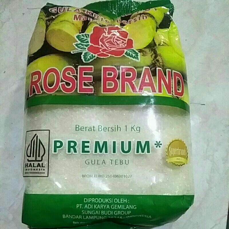 

gula pasir rose brand 1 kg