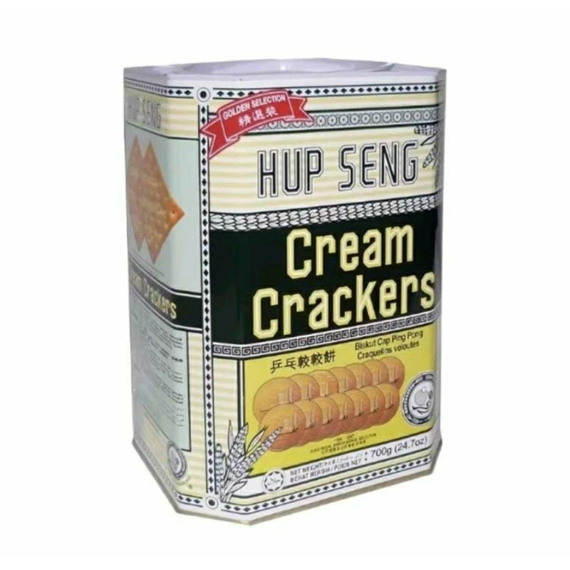 

BISKUIT HUP SENG (KALENG) CREAM CRAKERS 700GR
