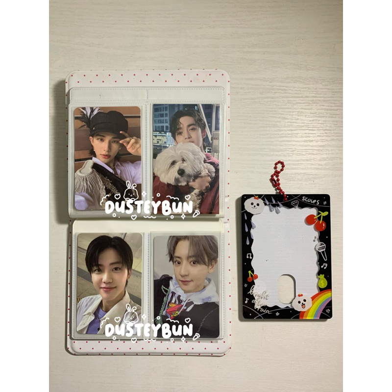 (BACA DESKRIPSI) kkuma scoups photocard poca pc card holder cahol kpop kolbuk collection book binder