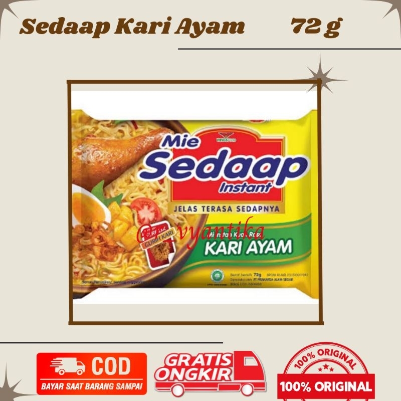 

Mie Sedap Kuah Rasa Kari Ayam