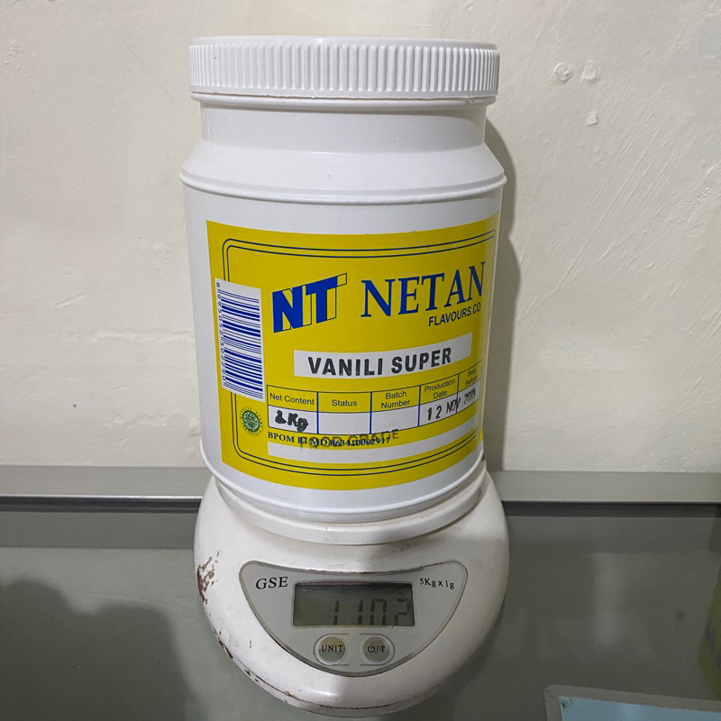 

NETAN VANILI SUPER 1KG ( VANILI BUBUK / KRISTAL) Netan bubuk murah