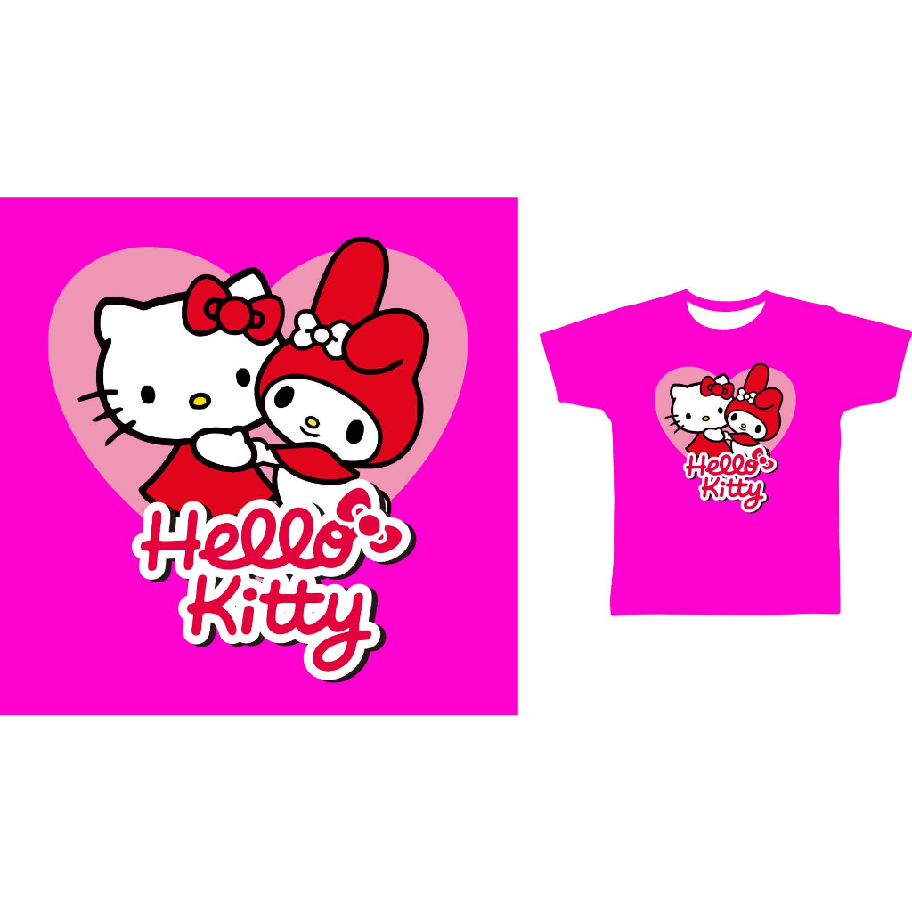 Kaos Anak Hello Kitty