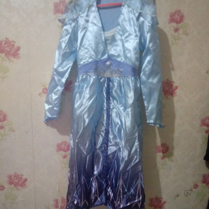 Preloved dress kostum frozen elsa