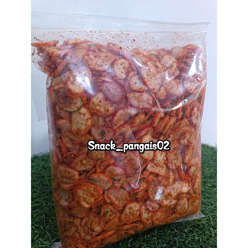 

seblak kering/ seblak kemplang kering extra pedas daun jeruk isi 1000gram