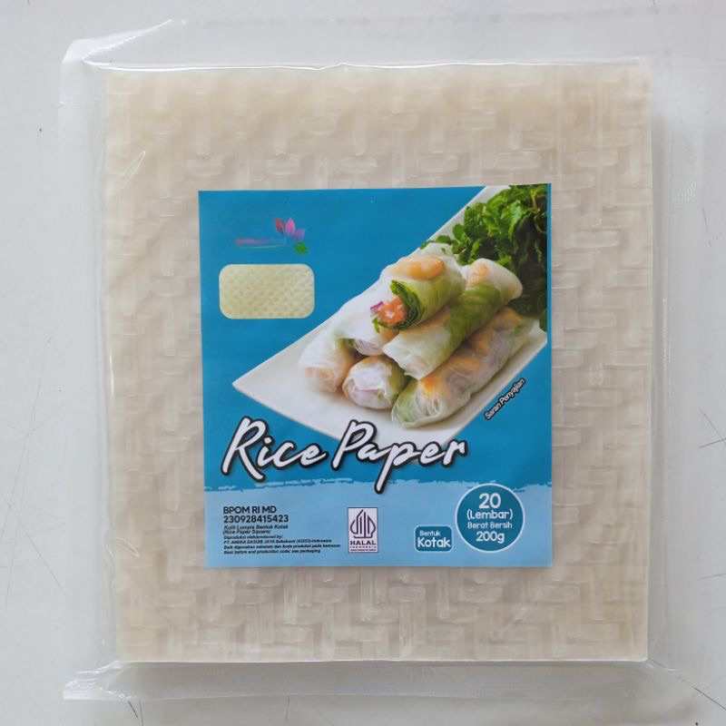

Rice Paper Kotak 100% Halal
