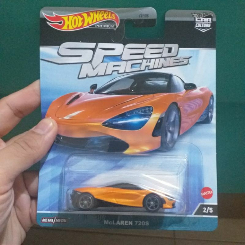 HOT WHEELS SPEED MACHINE MCLAREN 720S ORANYE
