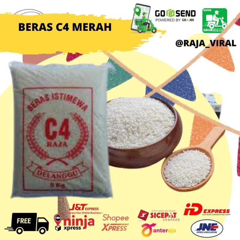 

Beras Kemasan 2,5kg C4 Merah/Rojolele