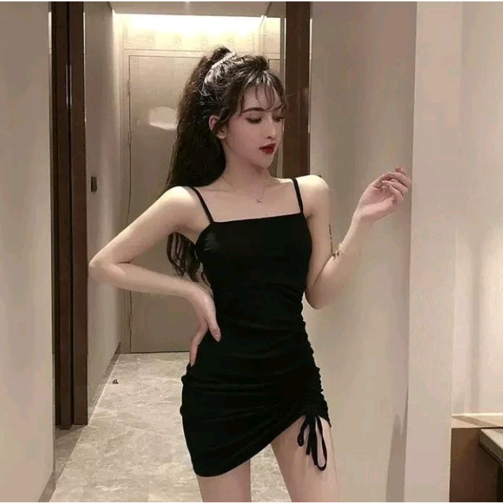 Bodycon dress korean fashion - Dress Bodycon mini serut