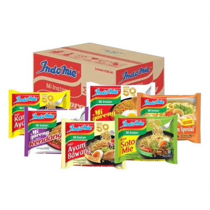 

Indomie Mie Instan All Varian Satu Dus Isi 40pcs