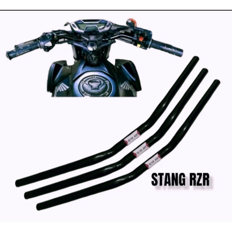 Stang Stir Rzr Original Hitam Herexl PNP All Motor CRF-TRAIL-SONIC 150R-VIXION OLD/NEW-CB150R-BEAT STREAT-SATRIA FU