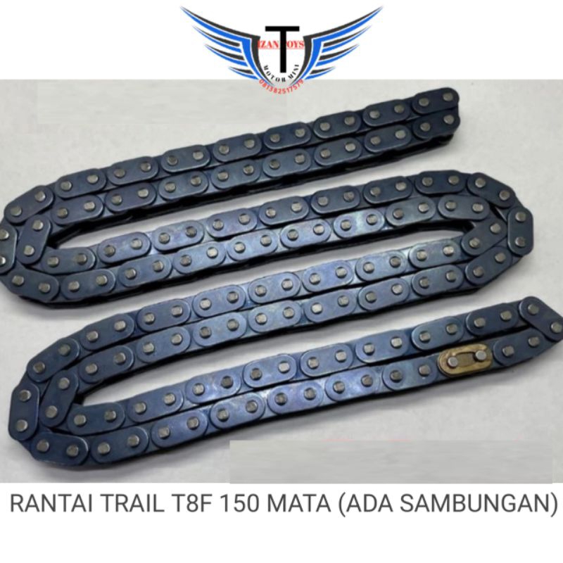 Rantai mini trail/mini atv mesin potong rumput 50cc