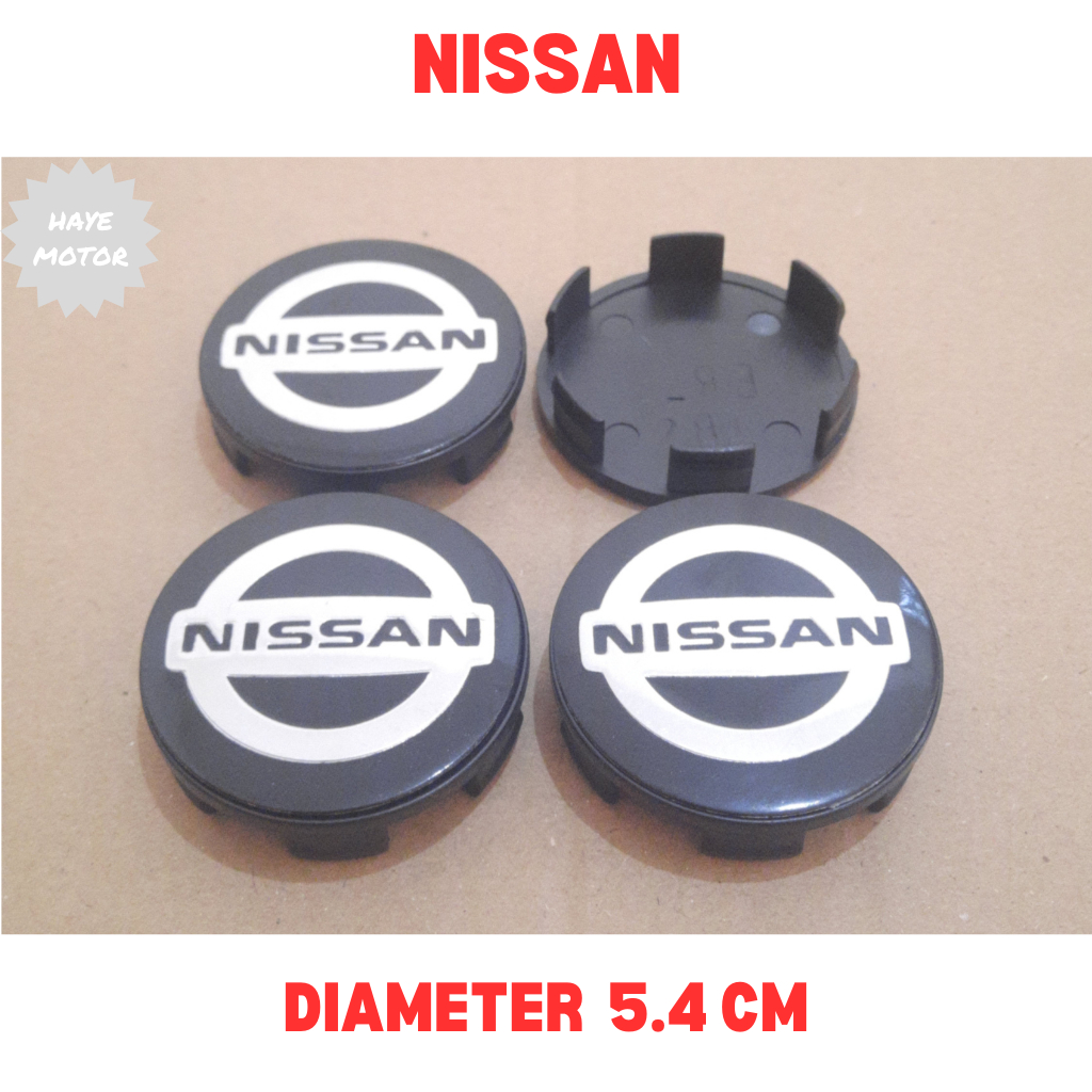 Dop Roda atau Tutup Velg Mobil NISSAN diameter 5.4 cm