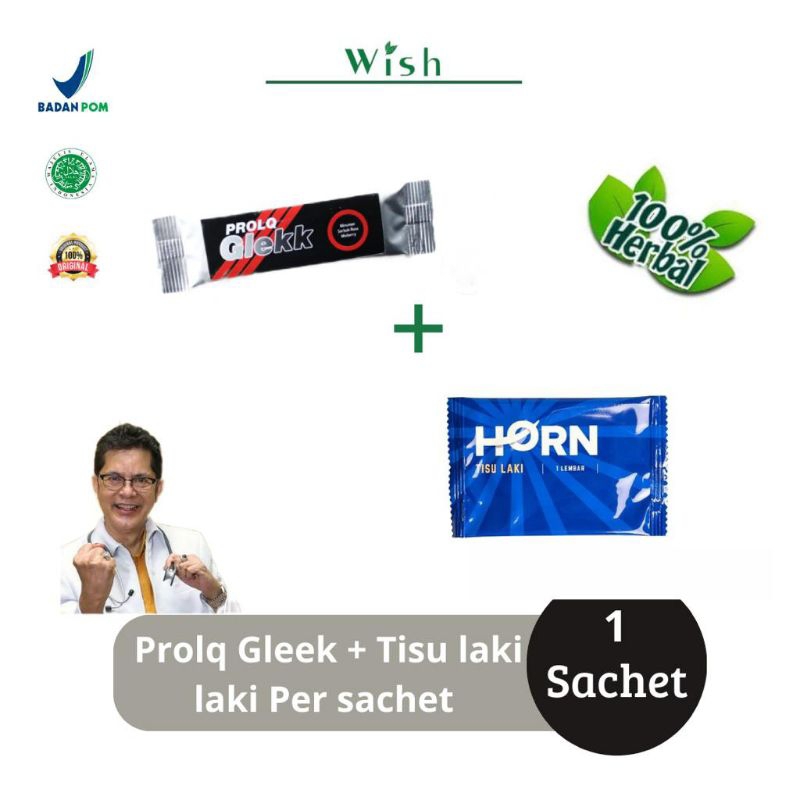 Paket Joss Prolq Glekk + Tisu laki dr.boyke