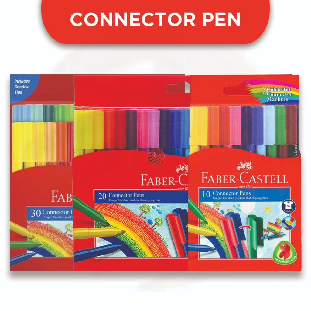 

Spidol Mewarnai / Connector Pen 10/20/30 Color - FABERCASTELL