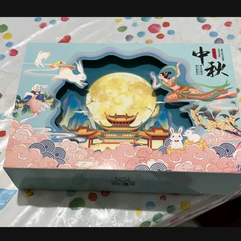 

Grosir 1 Bal 24pc Box Mooncake Blue Fairy