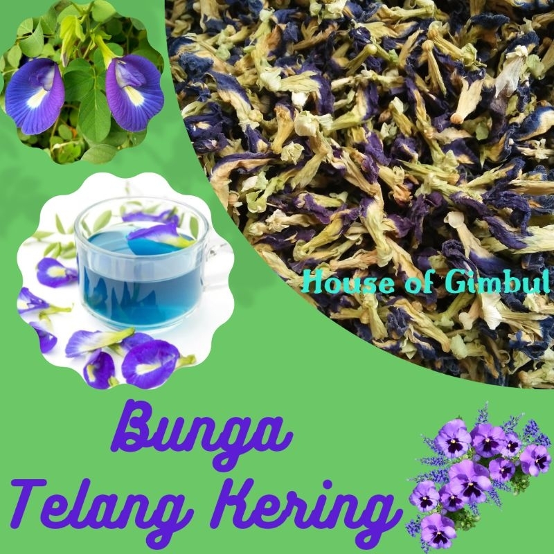 

Bunga Telang Kering 1 kg - 1000 gram