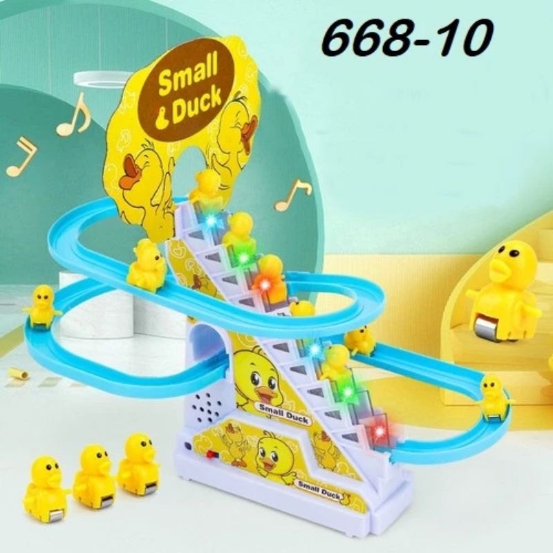 MAINAN BEBEK SELUNCURAN NAIK TANGGA