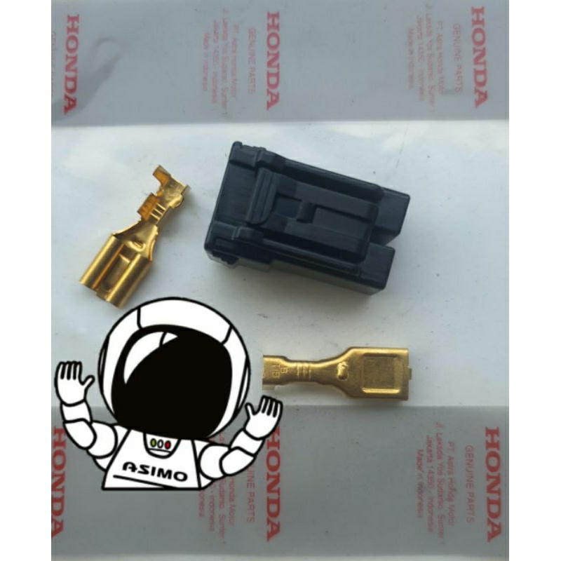 Soket skun terminal ecu pin 2 charger power supply aki original Honda old new vario PCX 125 150 KZR 