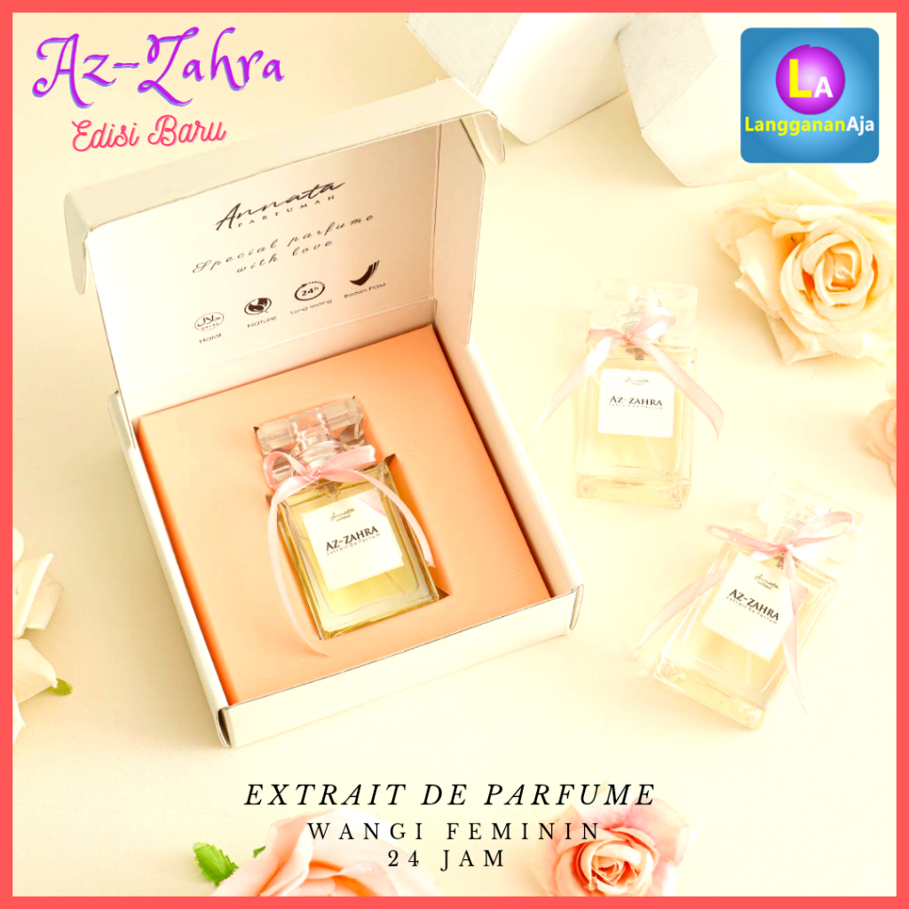 Parfum Annata ALIZA ADEEVA AZZAHRA ORI 50ml Minyak Wangi  Wanita Tahan Lama 24 jam