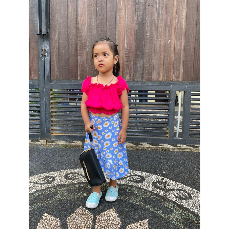 Setelan Rok Perempuan |Setelan Rok Anak Perempaun Murah |Setelan Baju Anak Perempuan Rok KEISYA