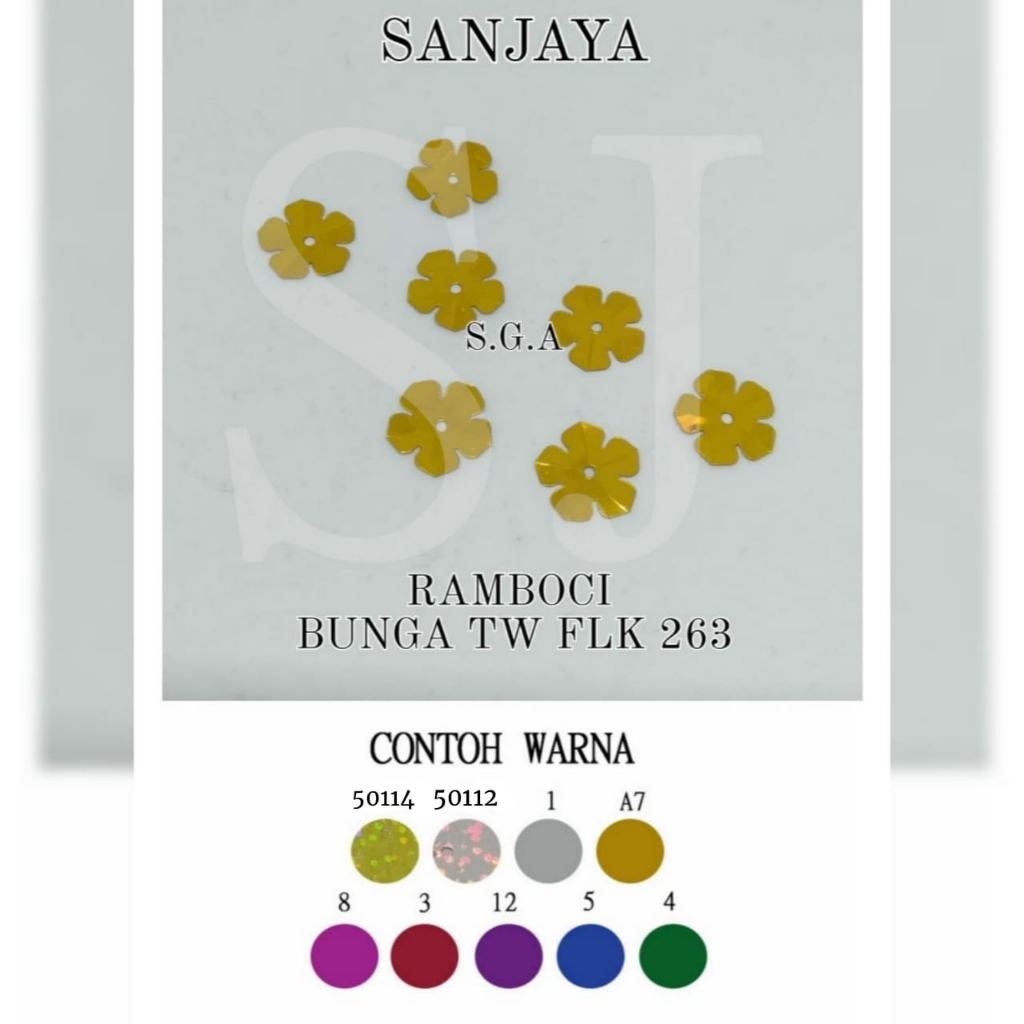 Hasans / Payet Ramboci / Ramboci Bunga / Payet Manik Bunga / Ramboci Bunga Taiwan (Flk263) 14mm