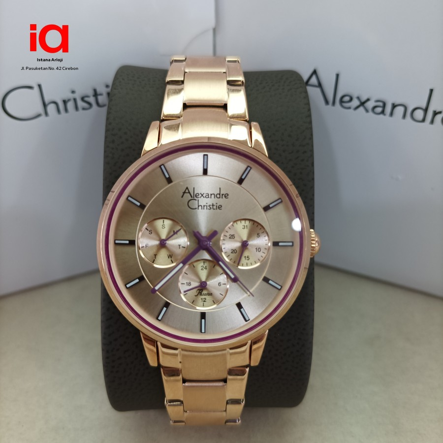 Alexandre Christie Passion AC 2927 BF BRGRG Ladies Rose Gold Dial Rose