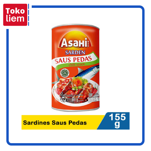 

Asahi Sardines Saus Pedas 155G