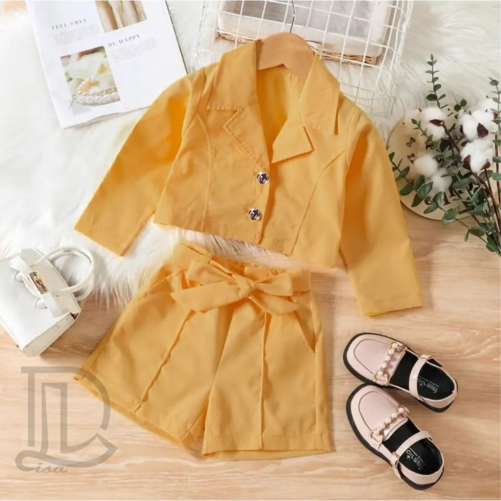 D4 BAJU ANAK PEREMPUAN LAISIE / BLAZER ANAK SMLXL