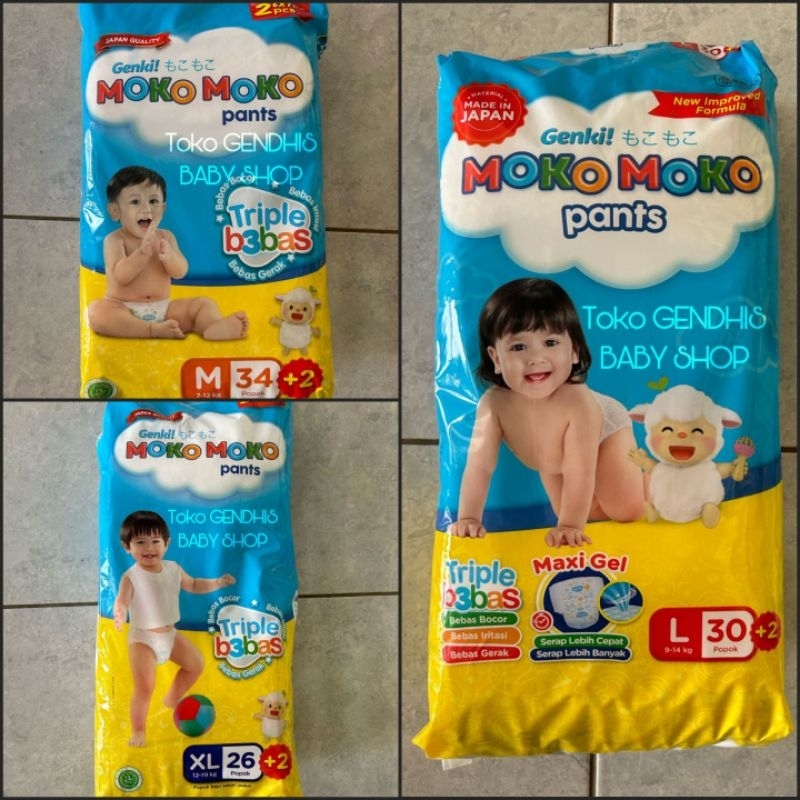 Genki MokoMoko Pants M L XL