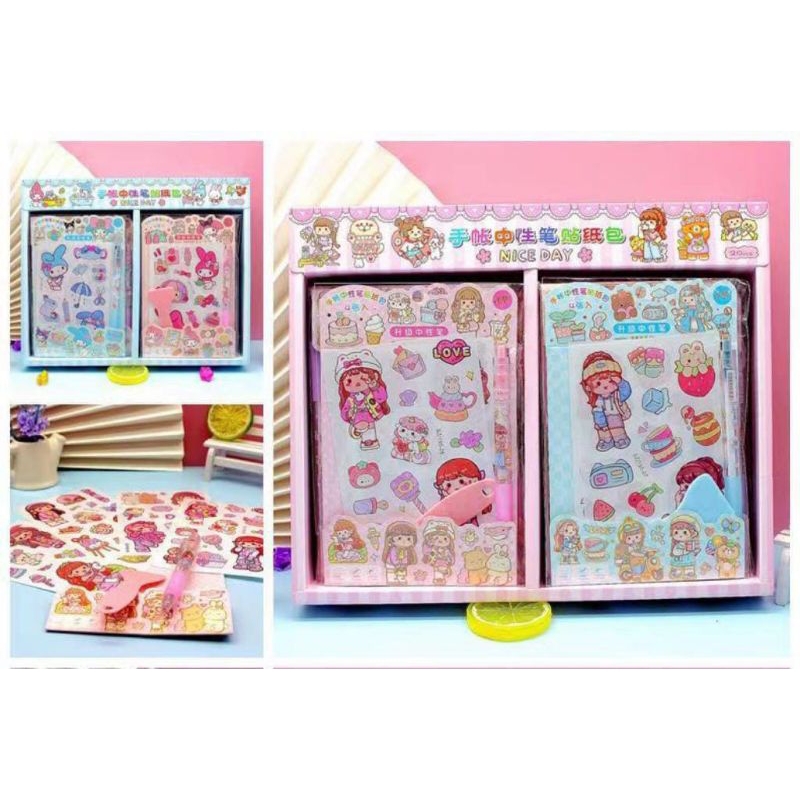

Stiker Motif Kartun Korea Aesthetic Waterproof