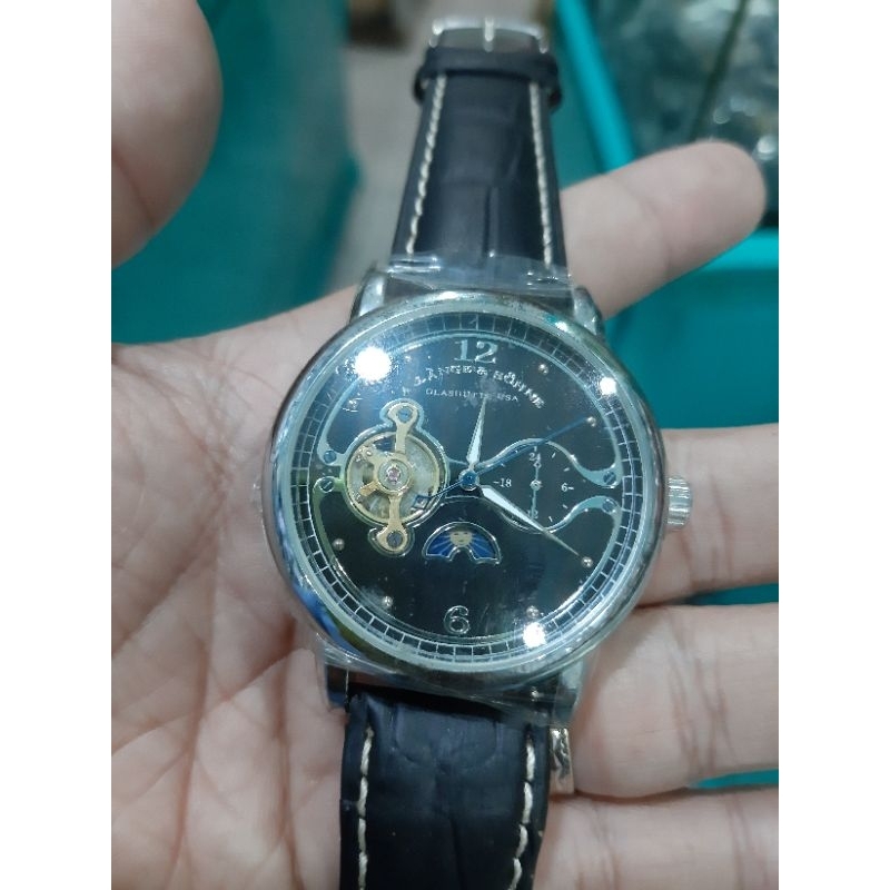 jam tangan vintage A lange and sohñe automatic moonphase