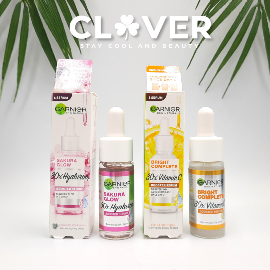 GARNIER BOOSTER SERUM SERIES 15ml | BRIGHT COMPLETE | SAKURA GLOW | ANTI-ACNE |