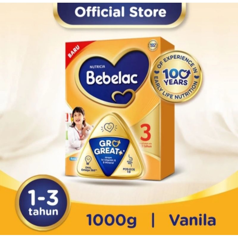 

BEBELAC 3 RASA VANILA SUSU PERTUMBUHAN BUBUK 1 KG