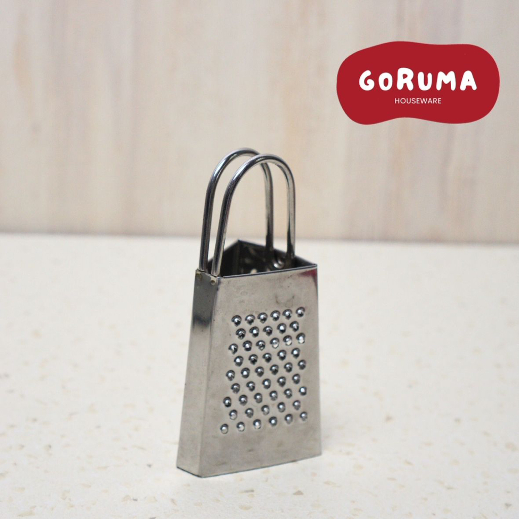 Goruma - Parutan Menara Mini / Parutan Menara 3 In 1 Stainless Steel / Parutan Keju Serbaguna /
