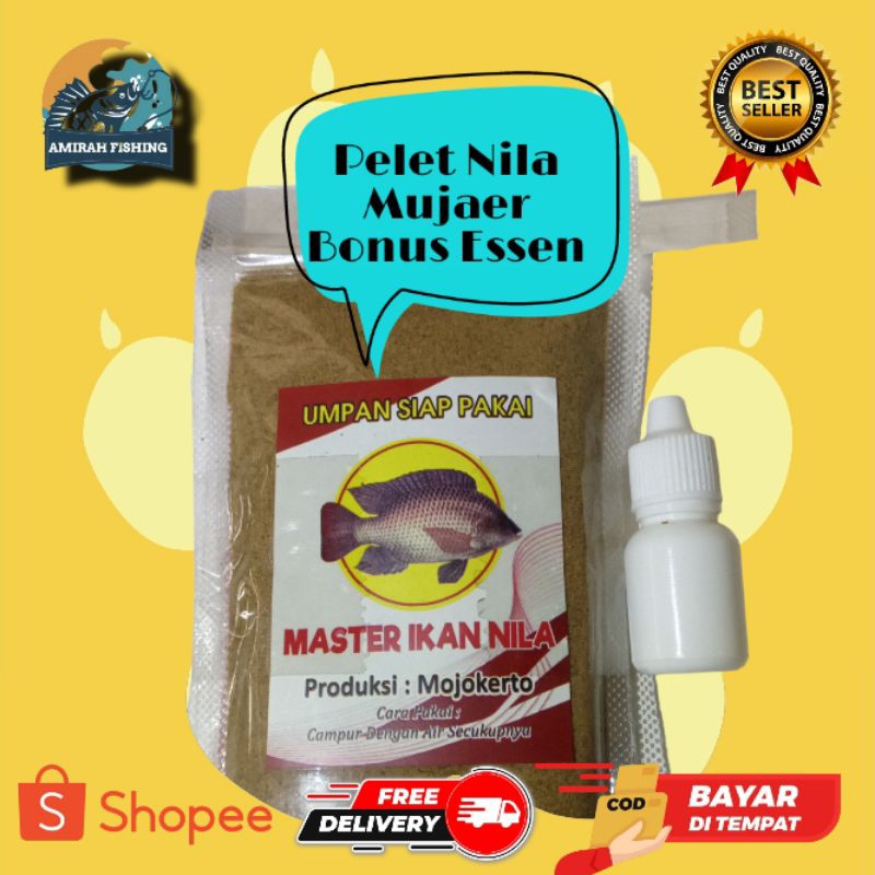 Pelet/Umpan Nila Mujaer Amisan Bonus Essen